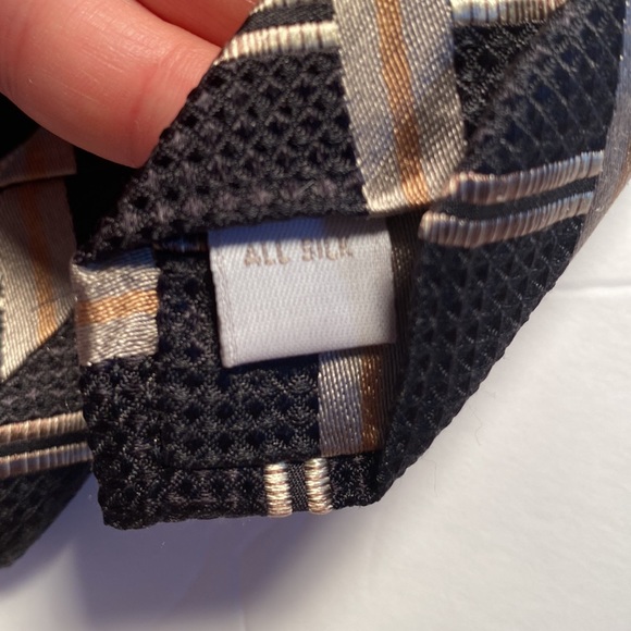 Vintage Burma-Bibas Necktie Imported All Silk Tie - Picture 9 of 10